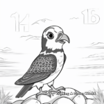 Color by Number: Puffin Edition Coloring Pages 1
