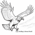 Color the Horizon with Soaring Hawk Coloring Pages 2