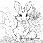 Color Your Own Bunny Fantasy Land Coloring Pages 3
