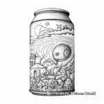 Colorful Aerosol Can Coloring Sheets 2