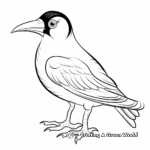 Colorful Cartoon Toucan Coloring Pages 2