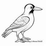 Colorful Cartoon Toucan Coloring Pages 3