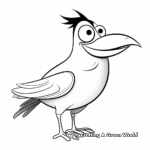 Colorful Cartoon Toucan Coloring Pages 4