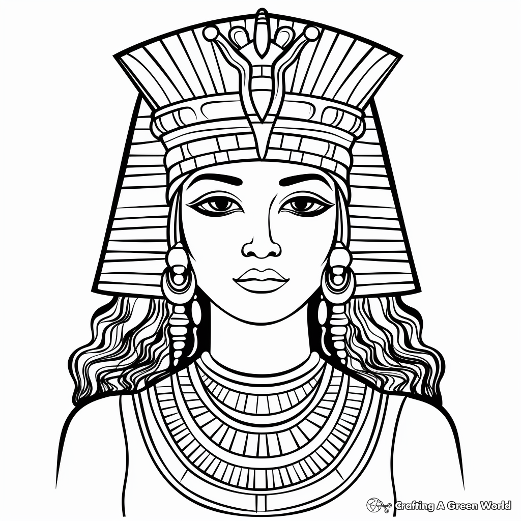 Egyptian Coloring Pages - Free & Printable!