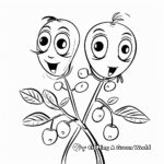 Colorful Field Peas Coloring Pages 3