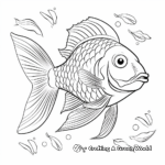 Colorful Fish Species Coloring Pages 1