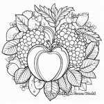Colorful 'Love' Fruit of the Spirit Coloring Pages 3