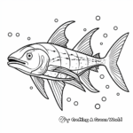 Colorful Pictus Catfish Coloring Pages 3