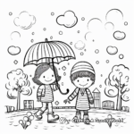 Colorful Rainbow and Rainy Day Coloring Pages 3