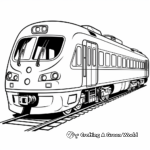 Colorful Toy Train Coloring Pages 1