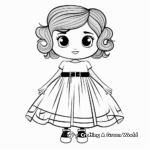 Coloring Activity: High Waisted Skirt 3