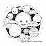 Coloring Pages Featuring Celestial Bodies for Tranquility 3