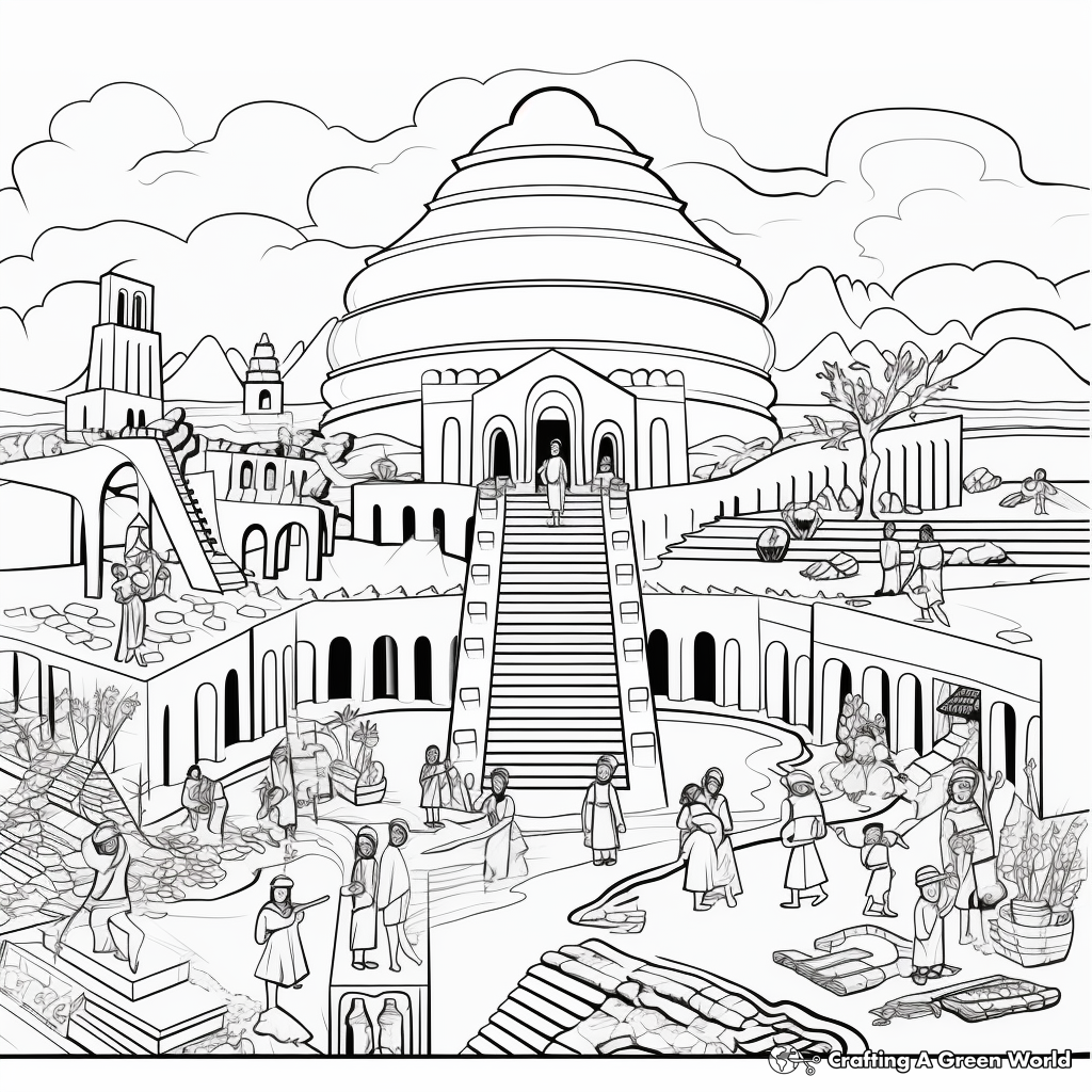 Coloring Pages Featuring the Exodus 1