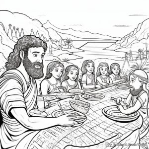 Coloring Pages Featuring the Exodus 2