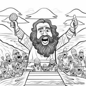 Coloring Pages Featuring the Exodus 3