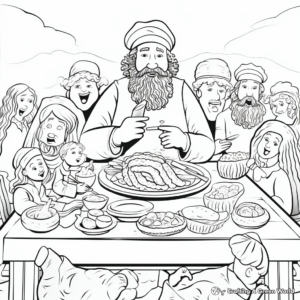 Coloring Pages Featuring the Exodus 4