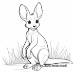 Coloring Pages of Different Wallaby Species 3