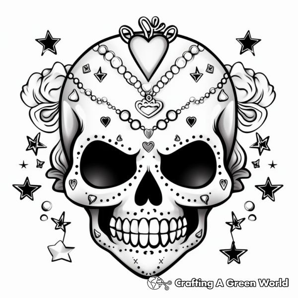 Skull Coloring Pages - Free &amp; Printable!