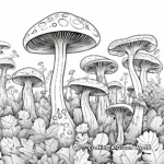 Coloring Pages of Rainforest Fungi 3