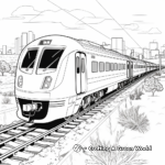 Coloring Pages of Trains in Various Landscapes 3