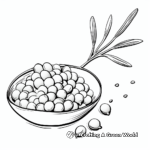 Coloring Pages of Whole and Split Peas 3