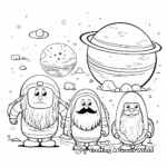 Combined Dwarf Planets Coloring Sheets 3