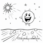 Comet in the Solar System Coloring Pages 4