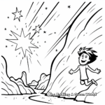 Comet-Themed Shooting Star Coloring Pages 4