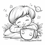 Comforting 'Thinking of You' Warm Drink Coloring Pages 2