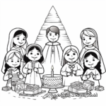 Commemorative All Saints Day Martyrs Coloring Pages 1