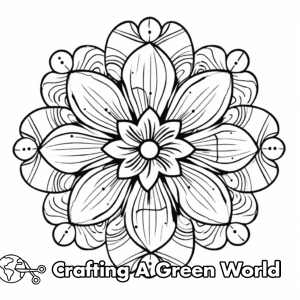 Mandala Flower Coloring Pages - Free &amp; Printable!