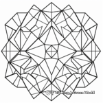Complex Polygon Geometric Coloring Pages 4