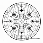 Complex Sacred Circles Coloring Sheets 1