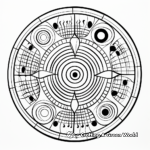 Complex Sacred Circles Coloring Sheets 4