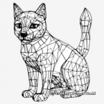 Complicated Siamese Cat Coloring Pages 1