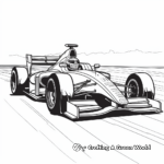 Comprehensive Endurance Racing Car Coloring Pages for Adults 2