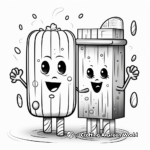 Cool Dual-Flavored Popsicle Coloring Pages 3