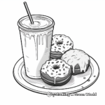 Cool Iced Coffee Coloring Pages 1