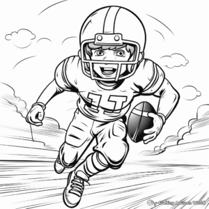 Cool September Football Season Coloring Pages 1