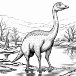 Corythosaurus and Other Dinosaurs Coloring Pages 2