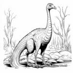 Corythosaurus and Other Dinosaurs Coloring Pages 4