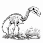Corythosaurus Skeleton Coloring Pages 3