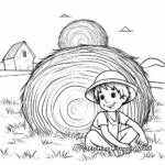 Countryside Haystack Coloring Pages 2