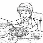 Create Your Own Pizza: Imaginative Coloring Pages 4