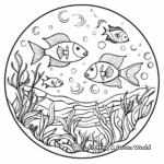 Creation of Sea Creatures Coloring Pages 2