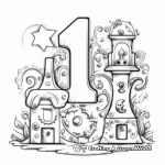 Creative 1-10 Number Coloring Pages 1