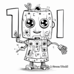 Creative 1-10 Number Coloring Pages 2
