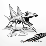 Creative 3D Dimorphodon Coloring Pages 2