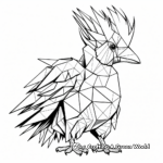 Creative Abstract Cockatoo Coloring Pages for Artists 3