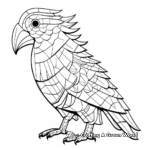 Creative Abstract Cockatoo Coloring Pages for Artists 4
